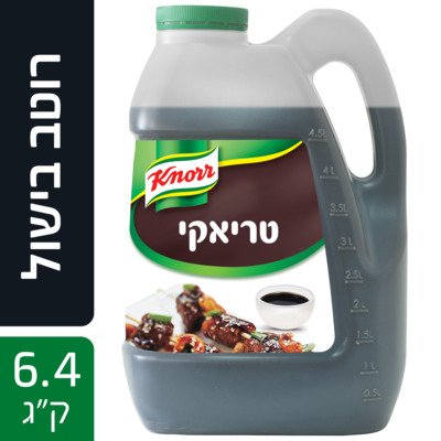 רוטב קנור טריאקי חדש -6.4ק"ג× 1 יחידה