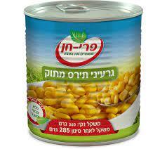 תירס ואקום פרי חן – 340 גרם × 24 יחידות (מארז)