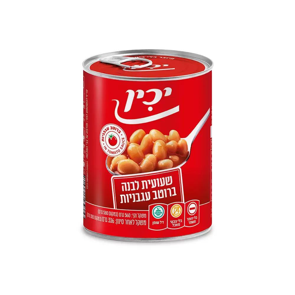 יכין שעועית לבנה – 600 גרם × 12 יחידות (מארז)