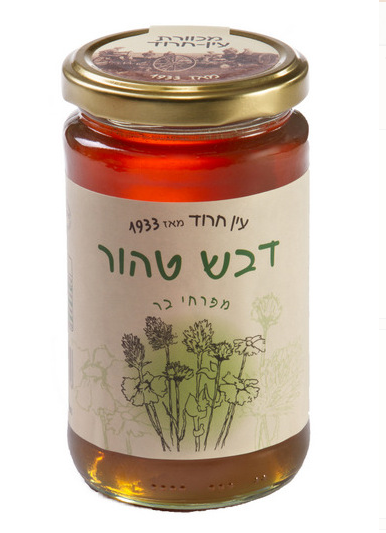 דבש טהור עין חרוד – 350 גרם× 6 יחידות (מארז)