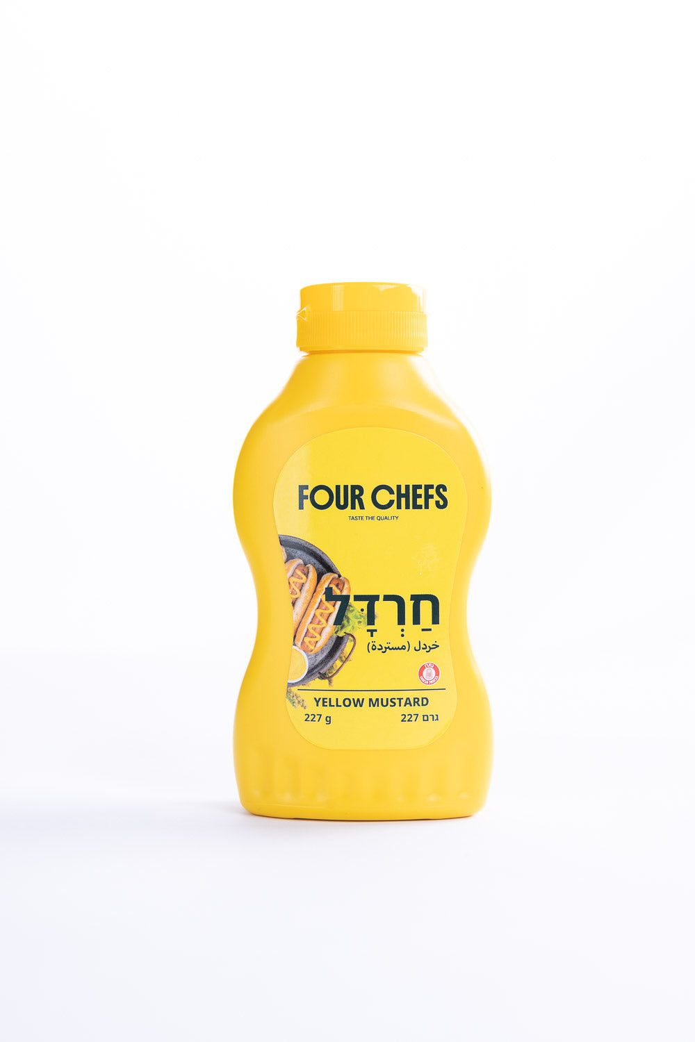 חרדל לחיץ פור שיפס  – 227 גרם × 12 יחידות (קרטון)