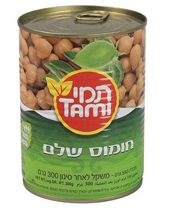 תמי חומוס- 550 גרם × 12 יחידות (מארז)