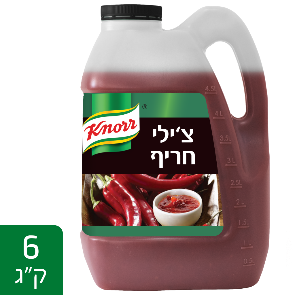 רוטב קנור צ'ילי חריף– 6 ליטר × 1 יחידה