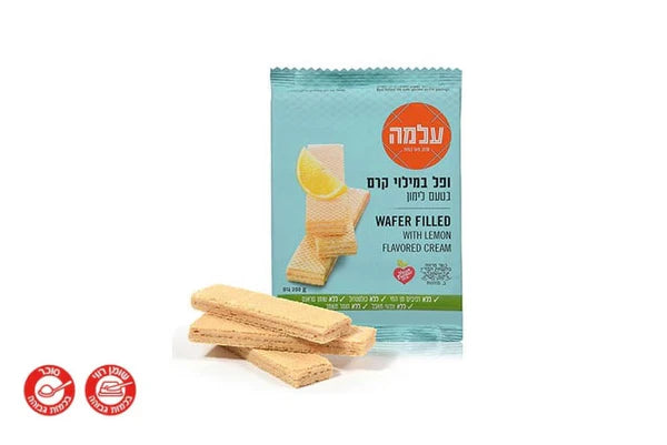 עלמה וופל טעם לימון– 200 גרם × 24 יחידות (מארז)