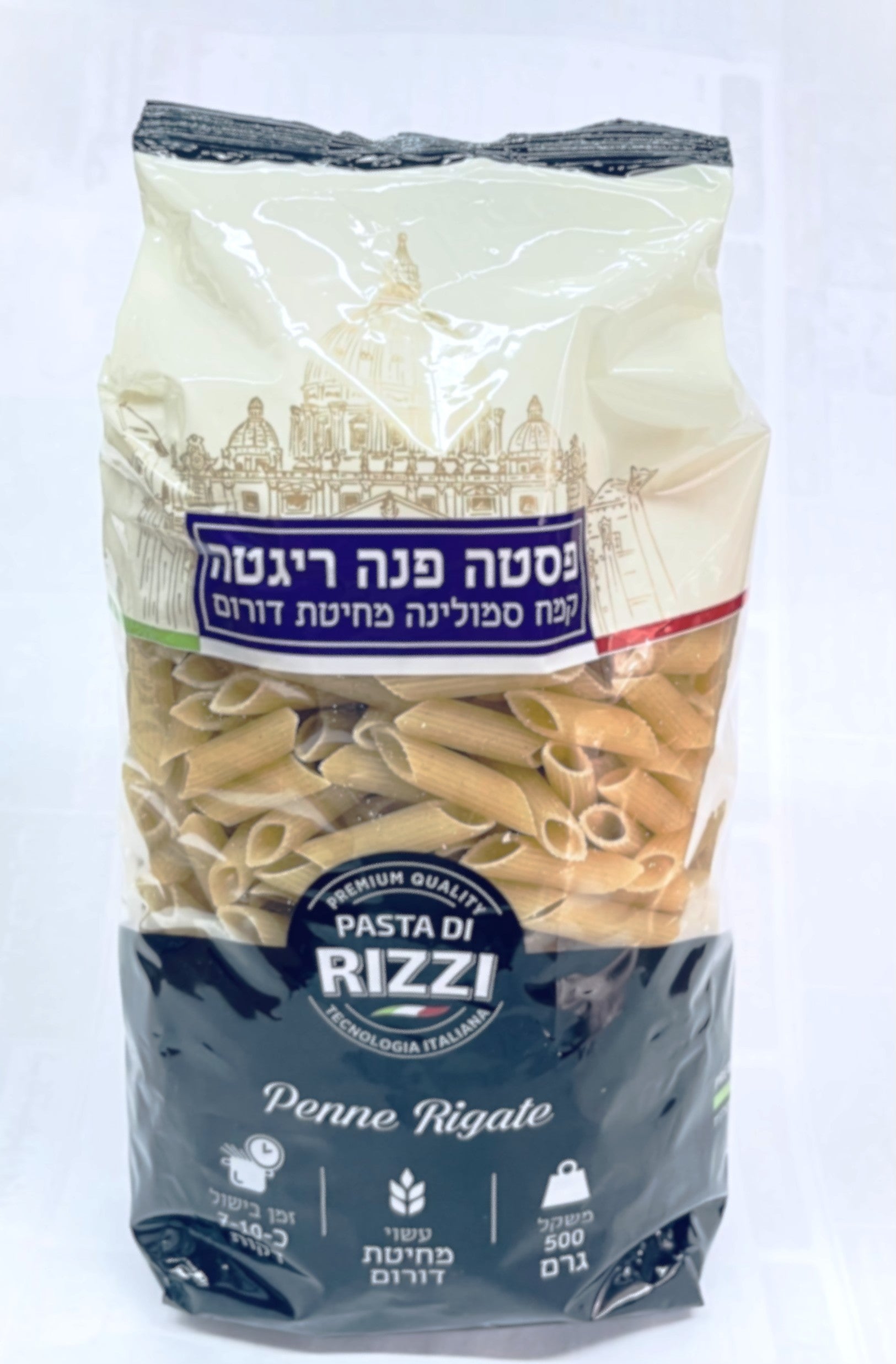 פסטה ריזי צנור ( פנה ) 500 גרם יחידה