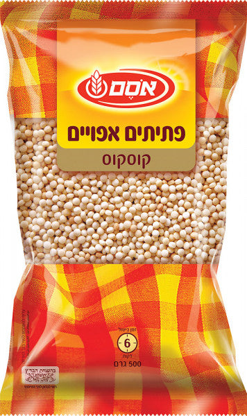 פתיתים אפויים אסם קוסקוס 500גרם * 12 יחידות (מארז)