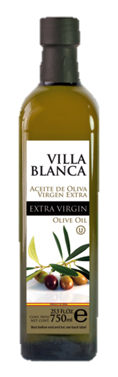 VILLA BLANCA שמן זית ספרדי 750 מ״ל × 12 יחידות (מארז)