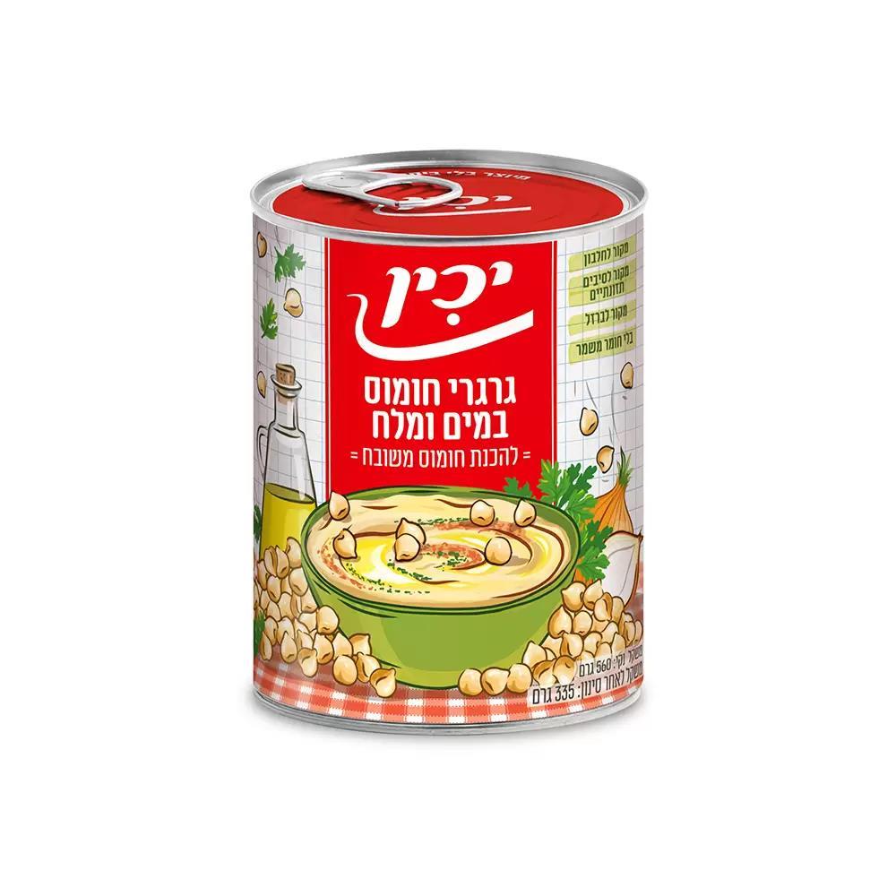 יכין חומוס מיוחד להכנת חומוס 560 גרם× 12 יחידות (מארז)