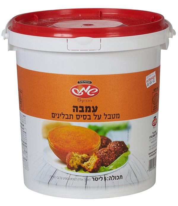 עמבה תבליני שמש – 5 ליטר × 1 יחידה (דלי)