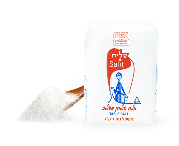 מלח שולחן דק – 1 ק"ג × 12 יחידות (מארז)