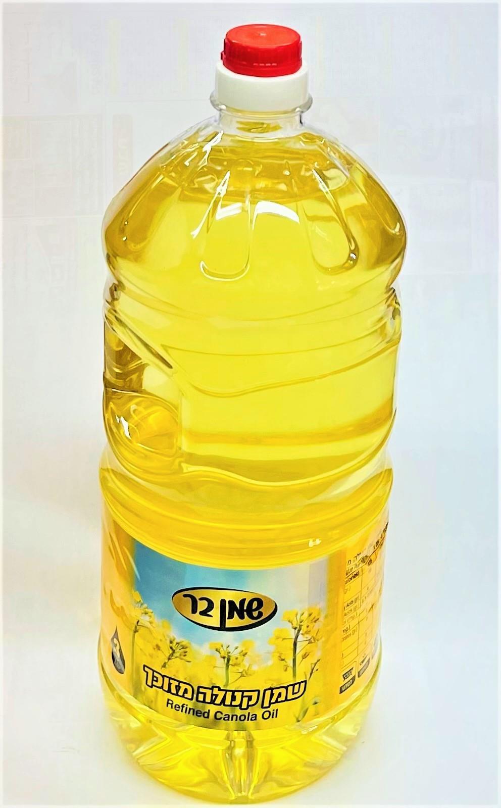 שמן קנולה 3 ליטר × 6 יחידות (מארז)