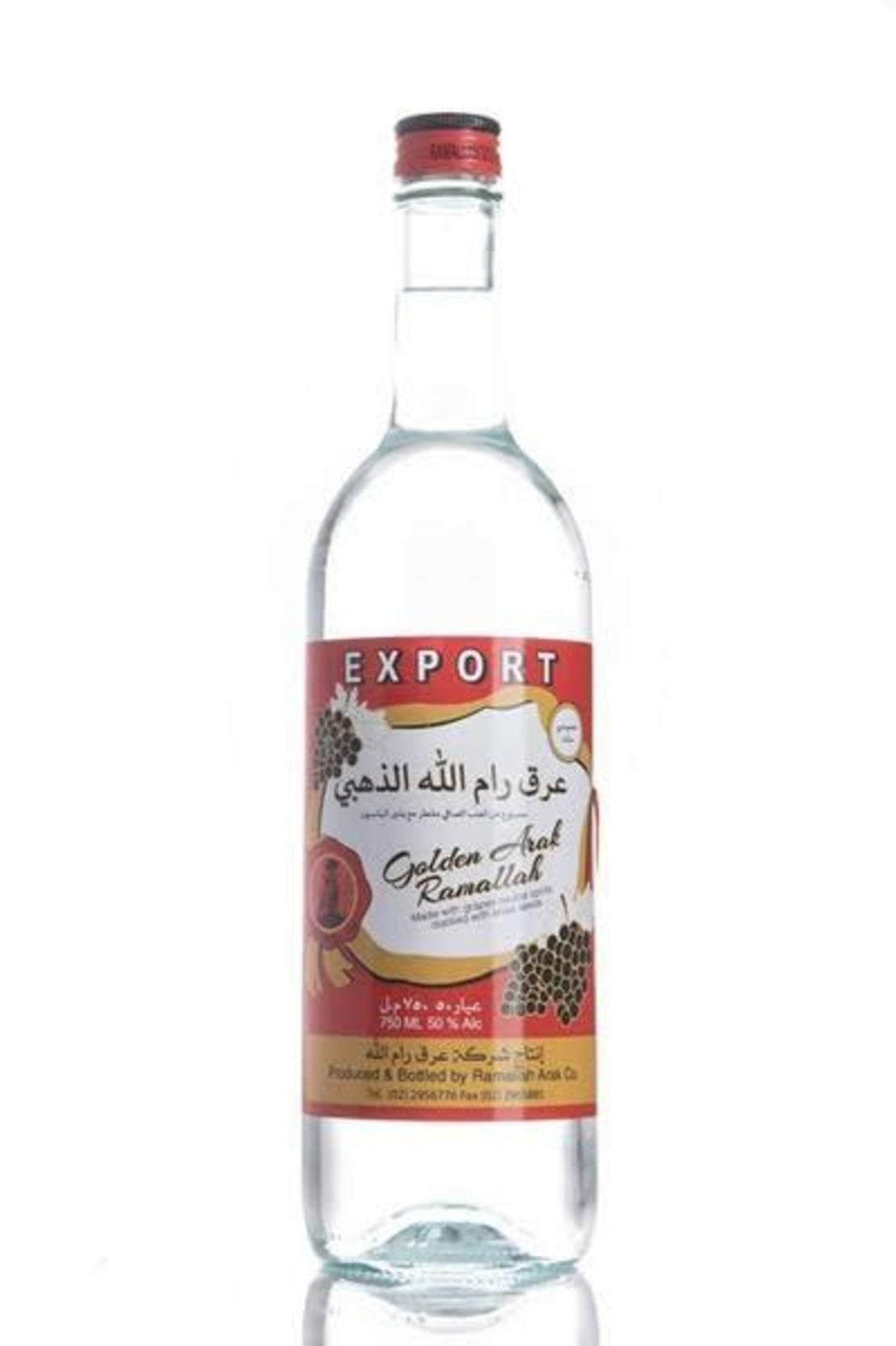 ערק ראמאללה 50% פתק אדום ( אקספורט ) 750 מ"ל