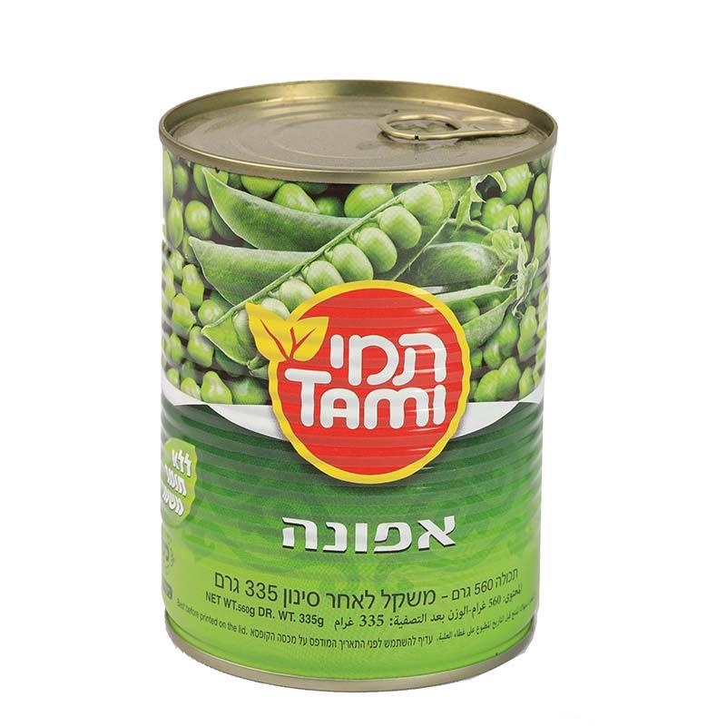 תמי אפונה - 600 גרם × 12 יחידות (מארז)