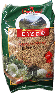 קיטניות העמקים עדשים ירוקים קנדי 800 גרם * 12 יחידות (מארז)