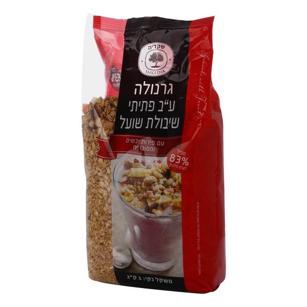 גרנולהשיבולת שועל עם פירות יבשים ומסוכרים– 500 גרם × 12 יחידות (מארז)