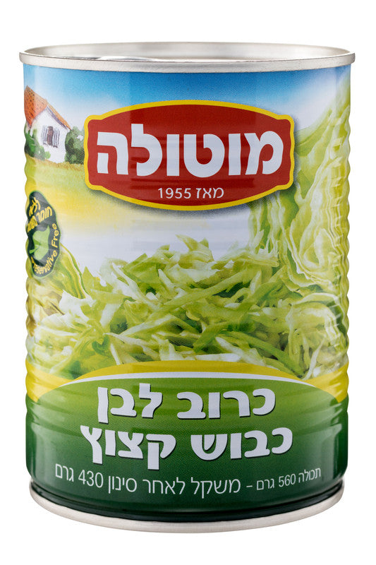 מוטולה כרוב כבוש – 600 גרם × 12 יחידות (מארז)