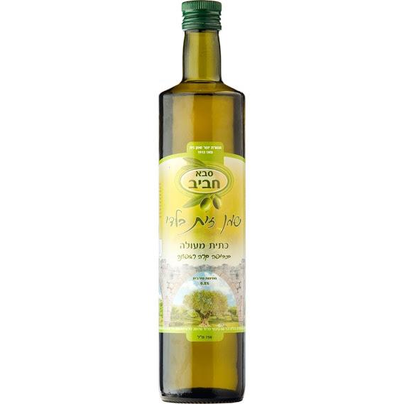 שמן זית בלדי סבא חביב – 750 מ"ל × 12 יחידות (מארז)