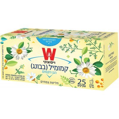 תה ויסוצקי קמומיל – הגן הקסום – 25 שקיקים × 12 יחידות (מארז)