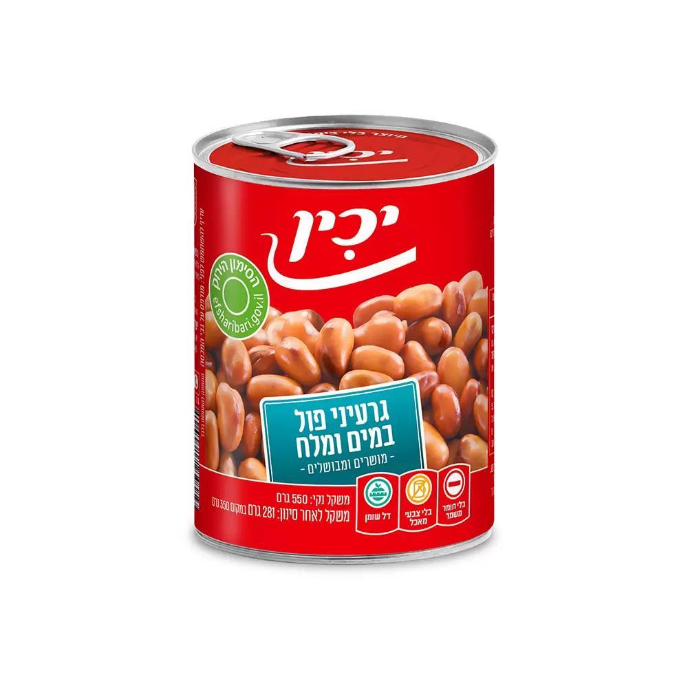 יכין פול– 550 גרם × 12 יחידות (מארז)