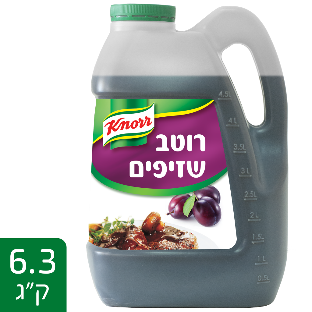 רוטב קנור שזיפים – 5 ליטר × 1 יחידה