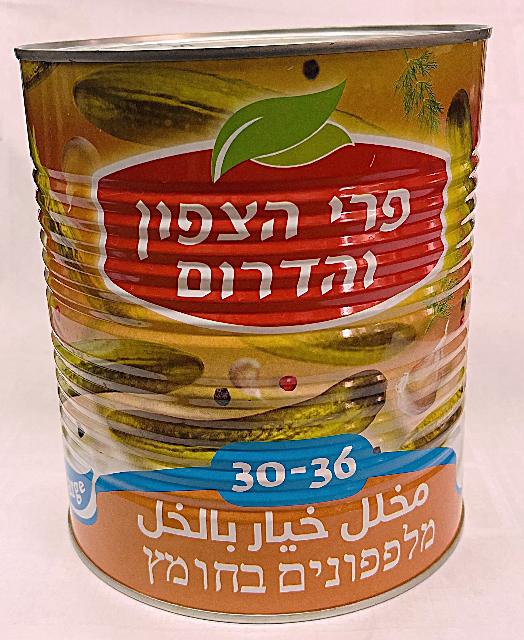 מלפפון פרי הצפון 30-36 בחומץ 3 קילוקרטון 6 יחידות