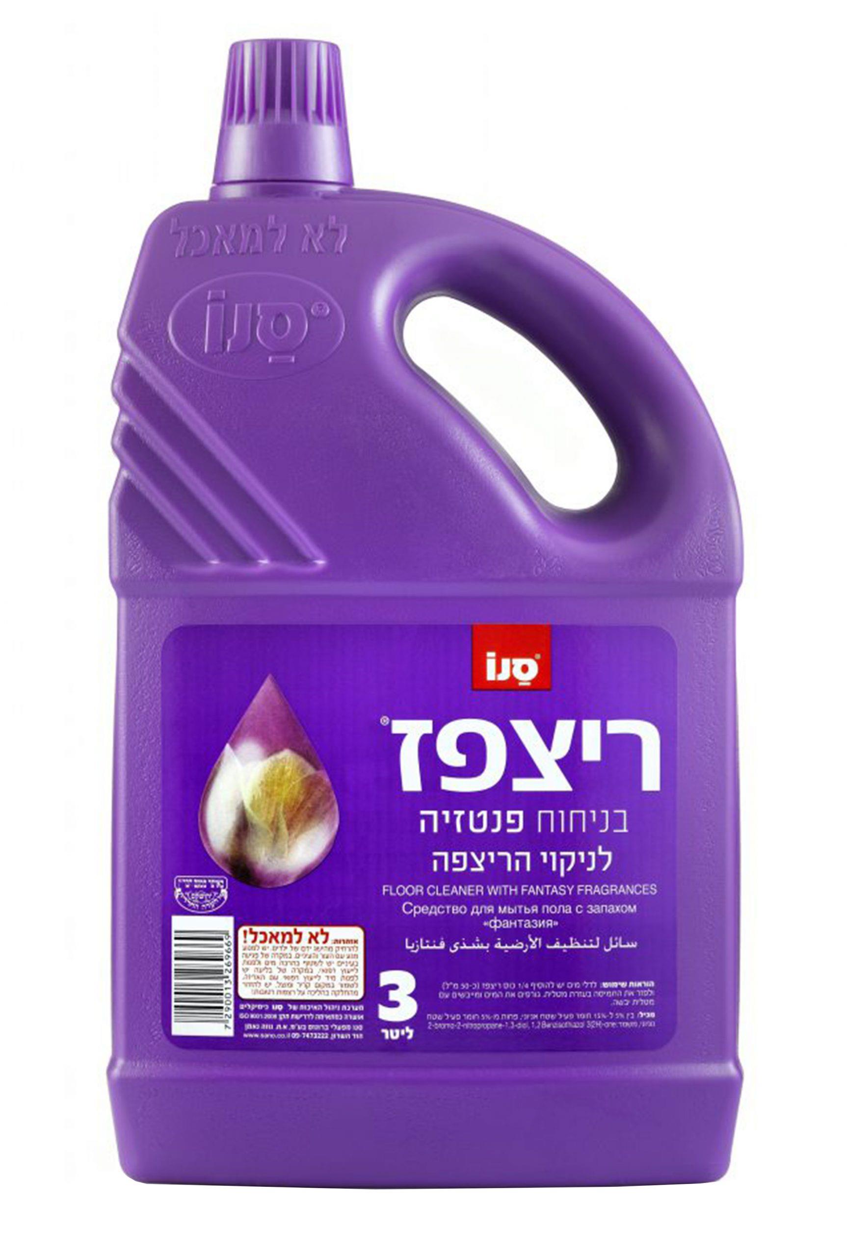 ריצפז בניחוח פנטזיה– 3 ליטר × 6 יחידות (מארז)