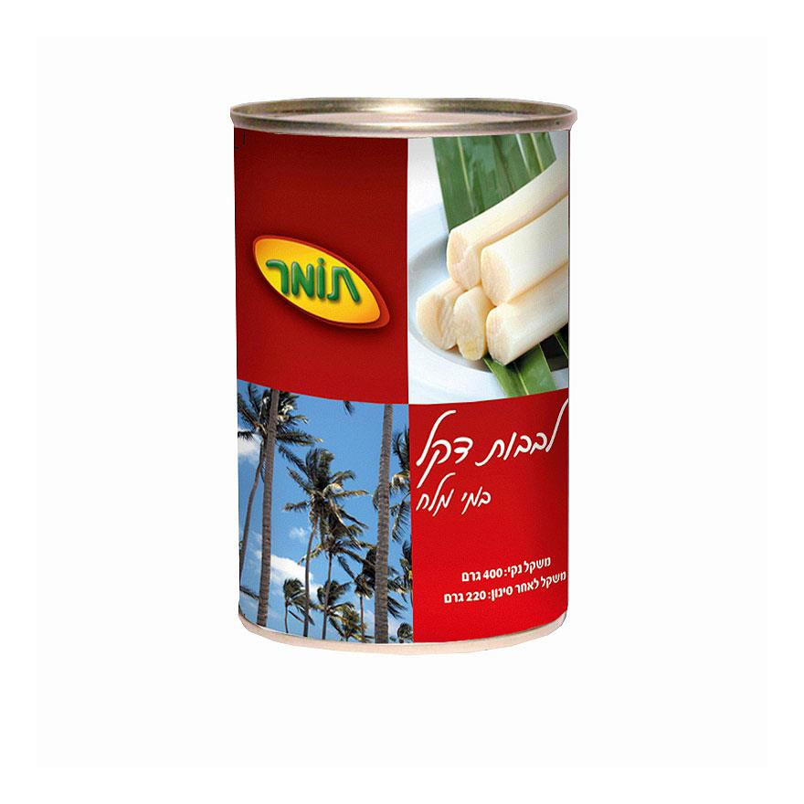 לבבות דקל שלמים – 400 גרם × 12 יחידות (מארז)