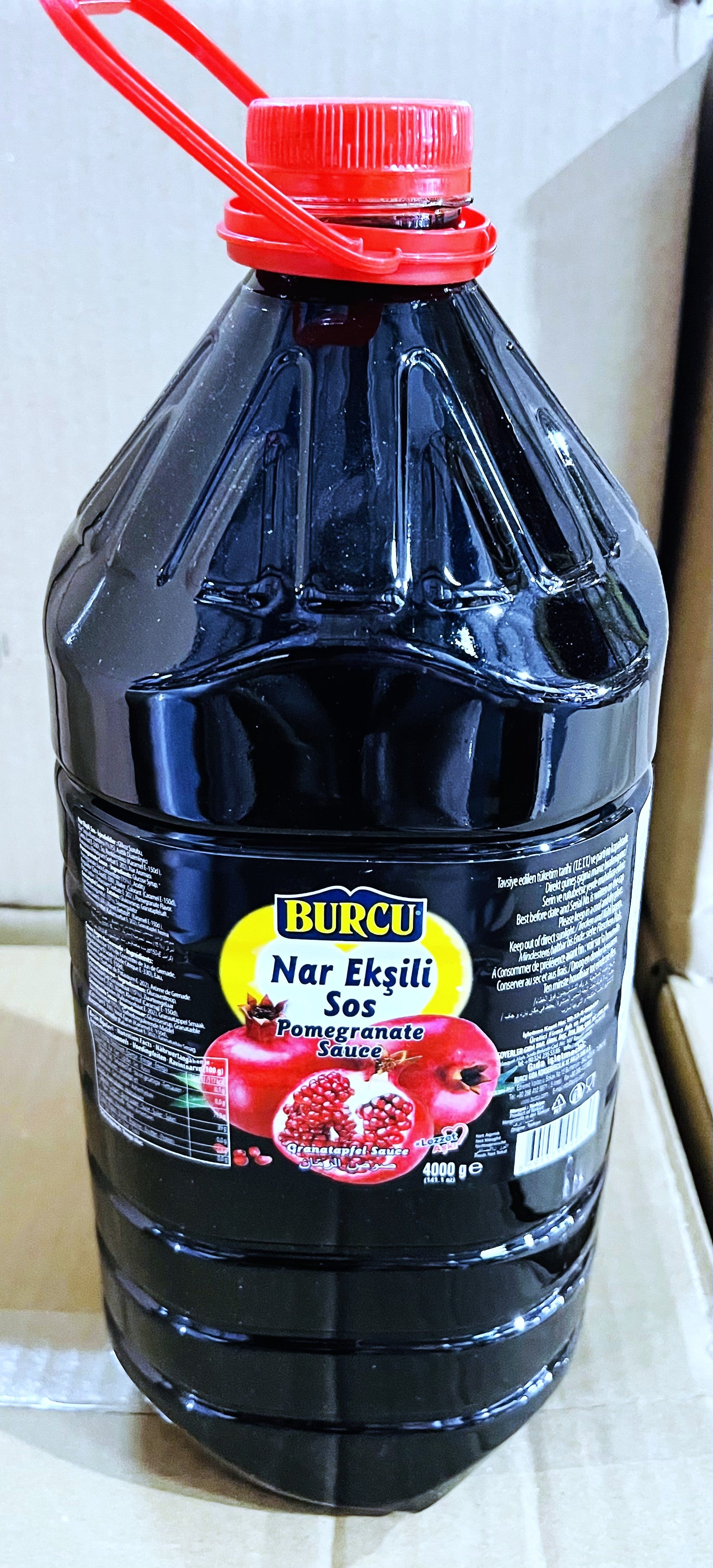 BURCU רכז רימונים– 4 ליטר × 4 יחידות (מארז)